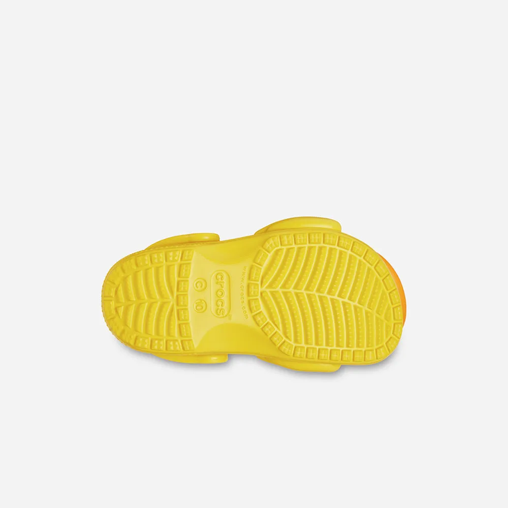Giày Clog Trẻ Em Crocs Classic Toddler Iam Rubber Ducky - Vàng