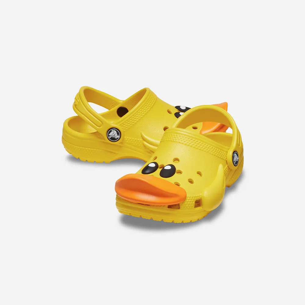 Giày Clog Trẻ Em Crocs Classic Toddler Iam Rubber Ducky - Vàng