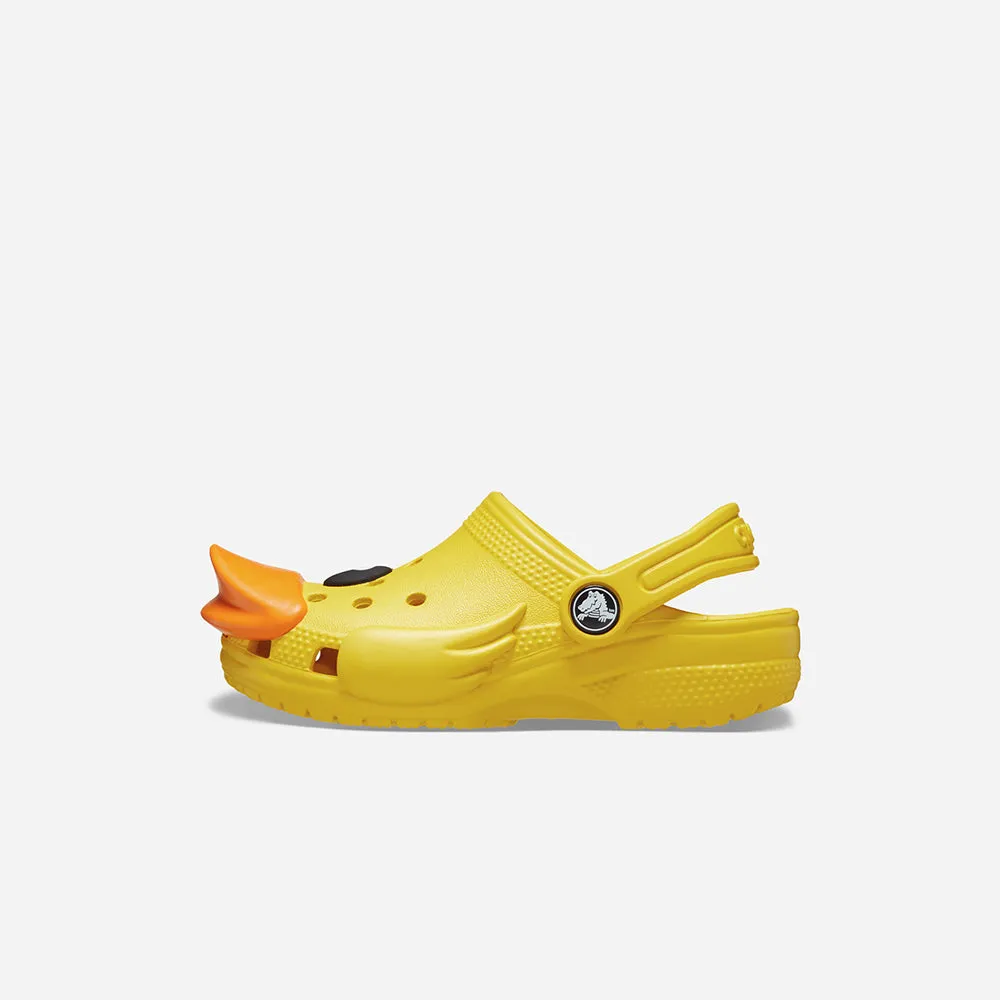 Giày Clog Trẻ Em Crocs Classic Toddler Iam Rubber Ducky - Vàng