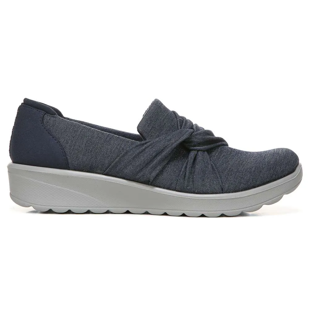 Glimmer Slip-On - Navy Blue Shimmer