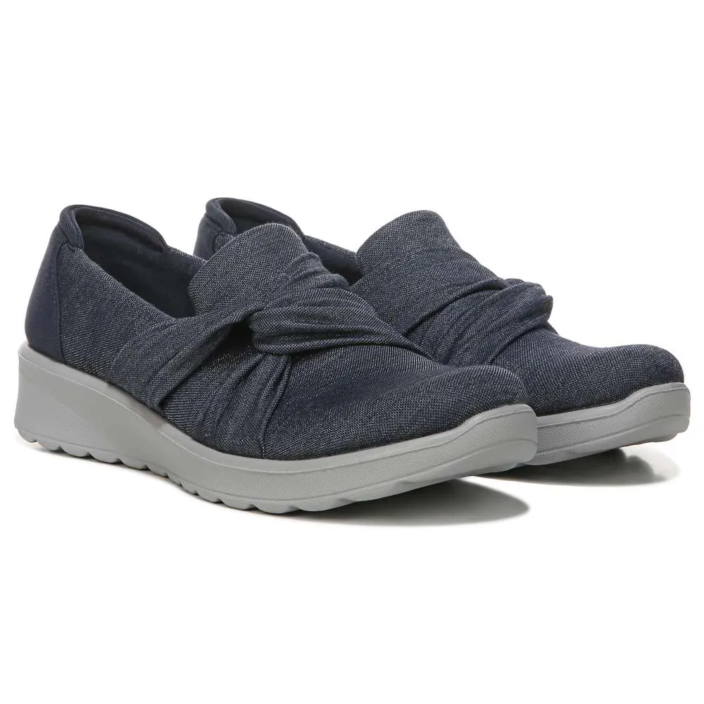 Glimmer Slip-On - Navy Blue Shimmer
