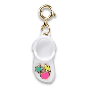 Gold Rubber Clog Charm | Croc