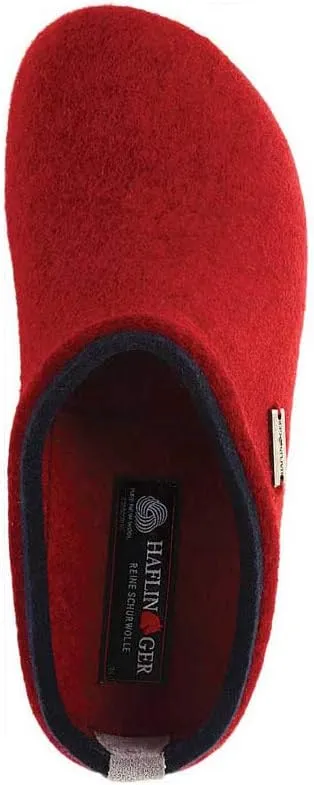 HAFLINGER Kris Felt Clog Wool Slipper Unisex