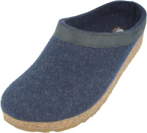 HAFLINGER Men's Wool Felt Open Back Slippers