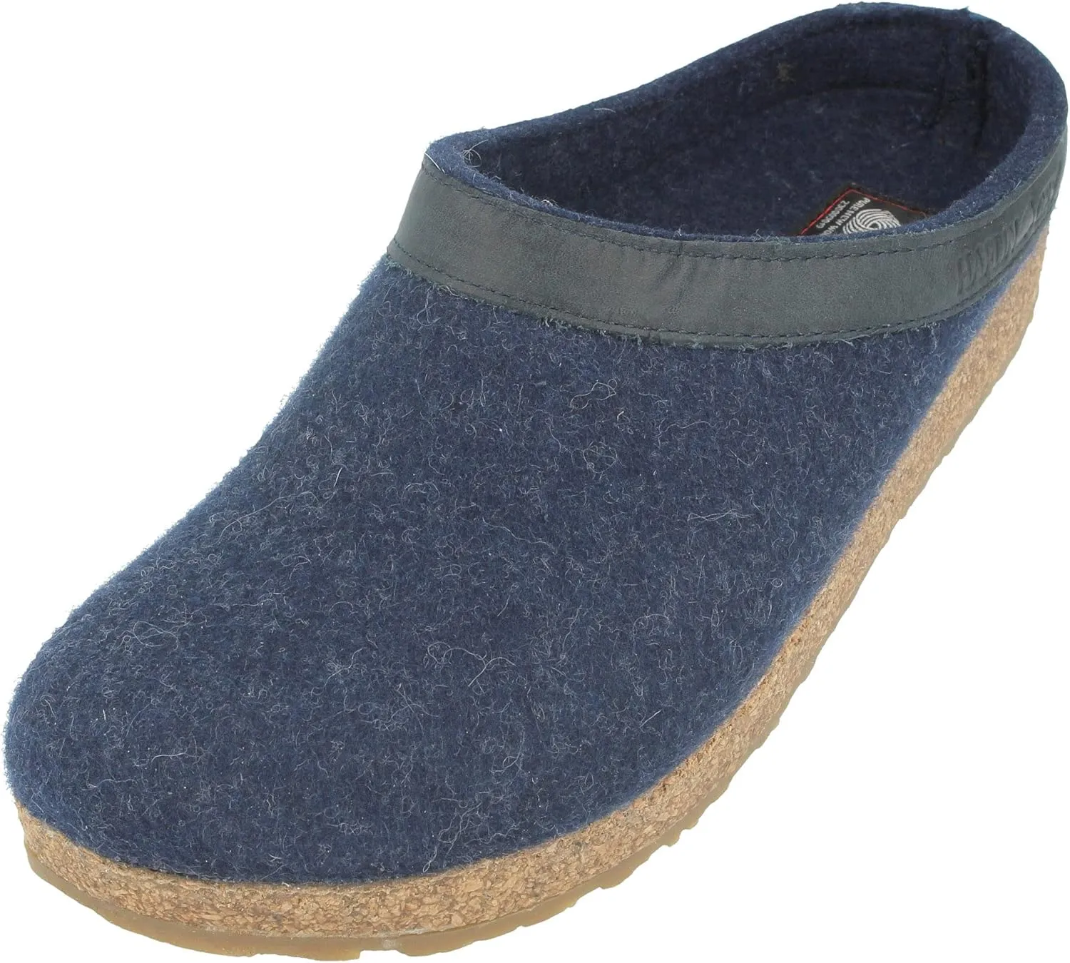 HAFLINGER Men's Wool Felt Open Back Slippers