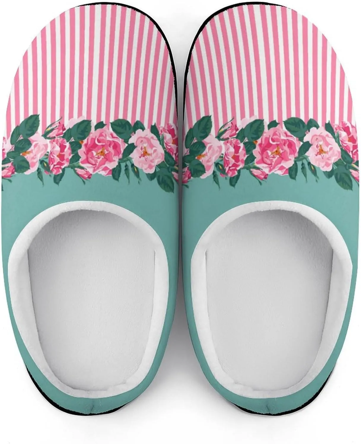 Halloween Checkered Clog Slippers For Men Non-Slip House Slippers Women's Cotton Slippers Slip-On Shoes Indoor Outdoor