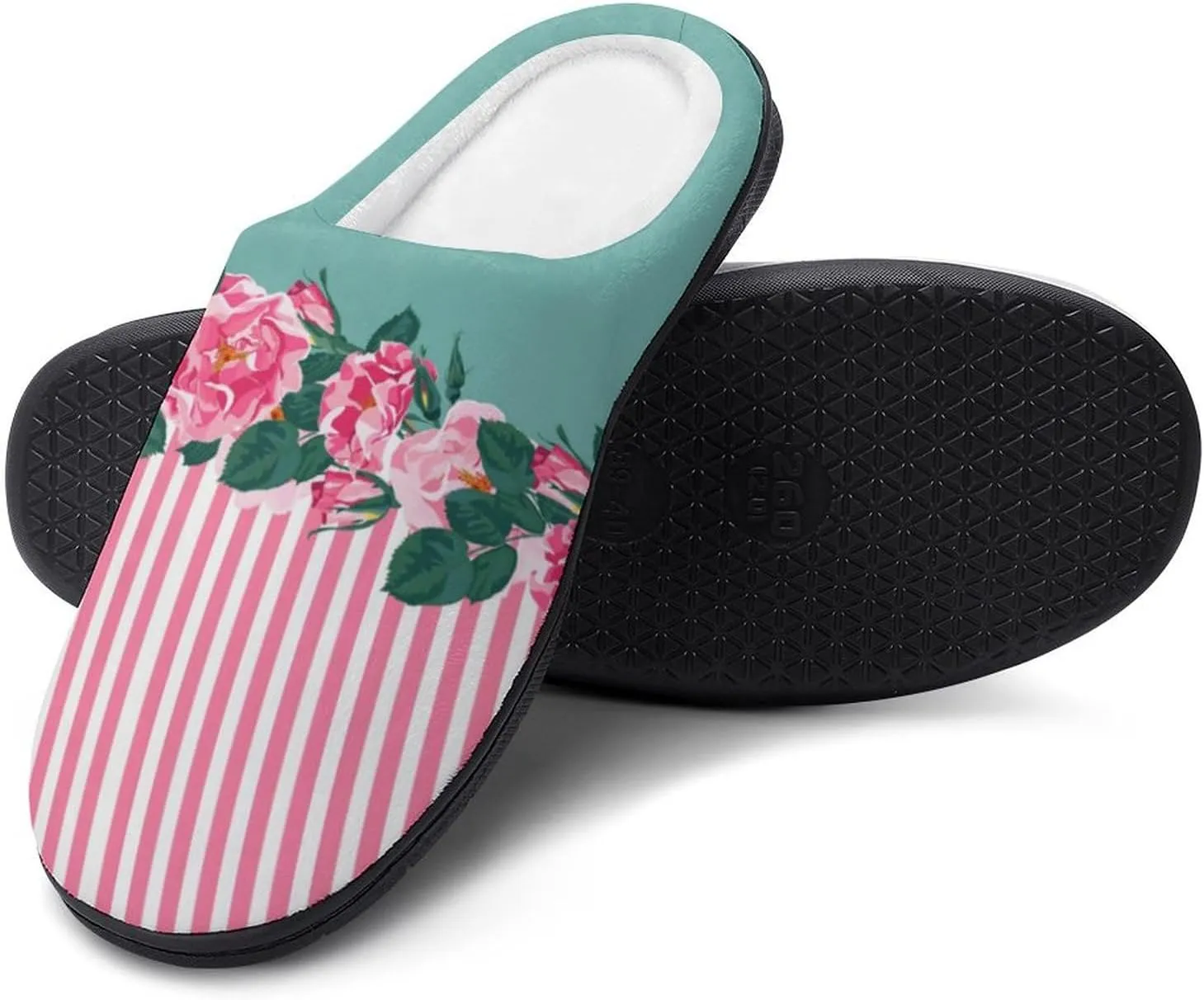 Halloween Checkered Clog Slippers For Men Non-Slip House Slippers Women's Cotton Slippers Slip-On Shoes Indoor Outdoor