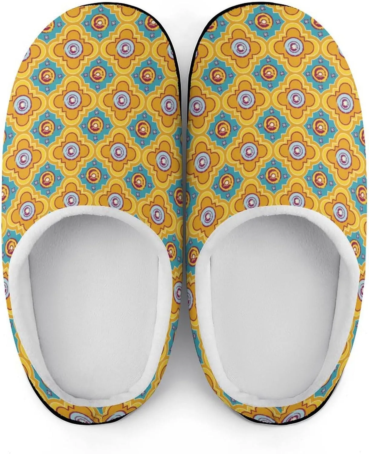 Halloween House Slippers For Woman Mens Memory Foam Bedroom Slippers Indoor Outdoor Slip-On Shoes Funny Fall Slippers