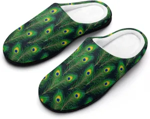 Halloween Slippers For Women Warm Cotton House Slippers Hard Sole Comfy Clog Slippers Slip-On Shoes Indoor Outdoor