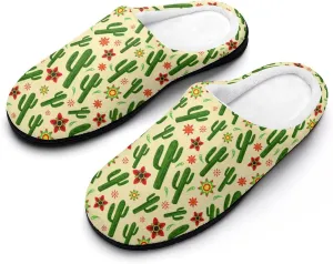 Halloween Slippers For Women Warm Cotton House Slippers Hard Sole Comfy Clog Slippers Slip-On Shoes Indoor Outdoor