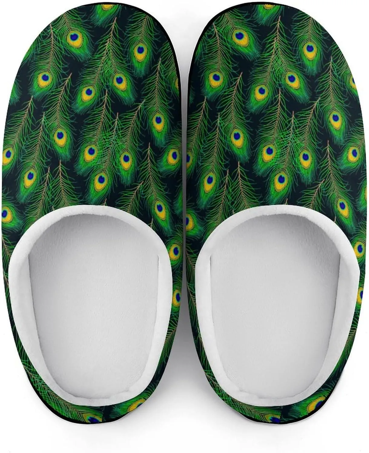 Halloween Slippers For Women Warm Cotton House Slippers Hard Sole Comfy Clog Slippers Slip-On Shoes Indoor Outdoor