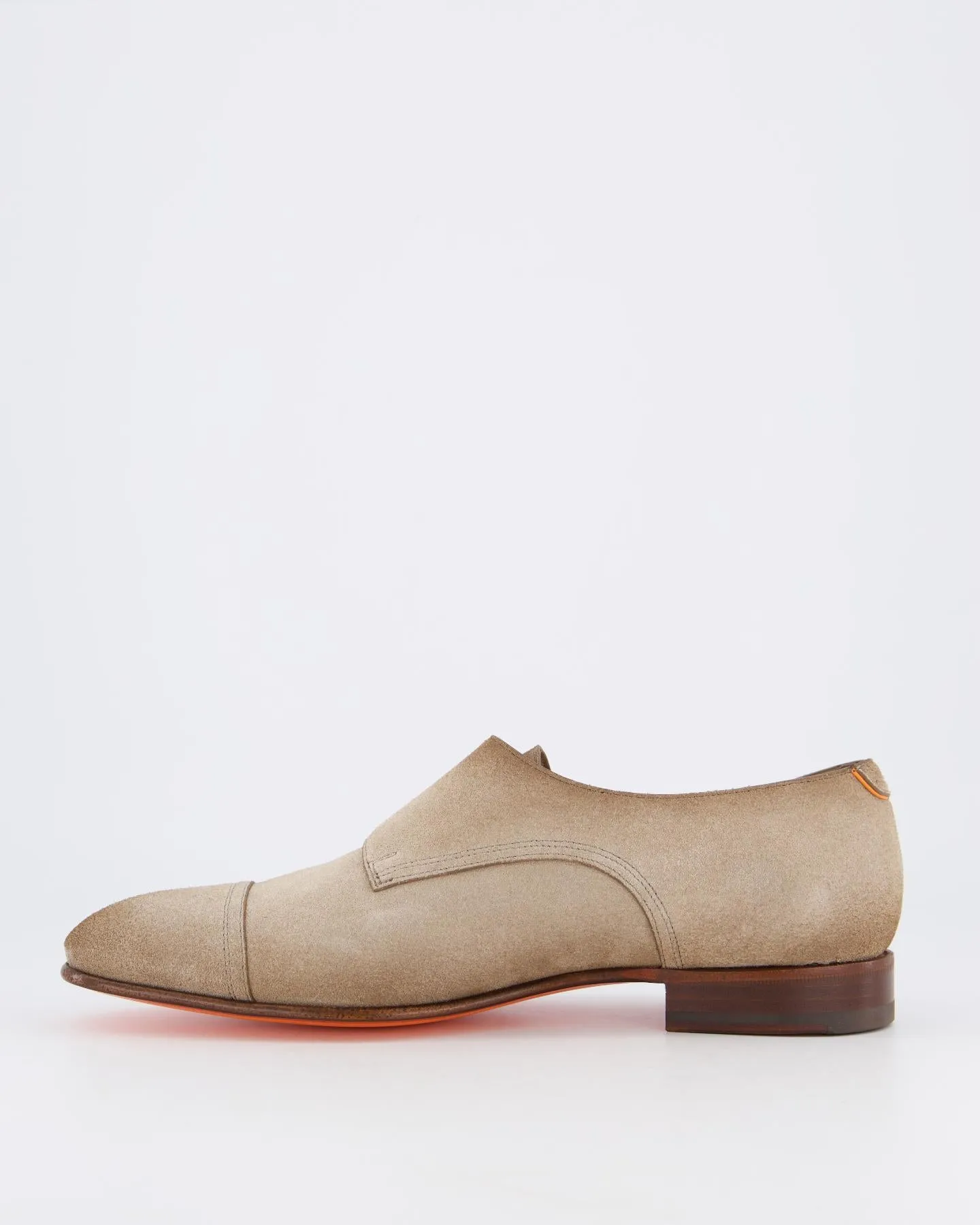 Heren Double Buckle Loafer Beige