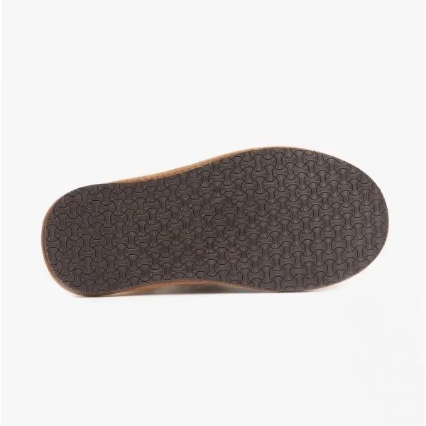 HOS Sheepskin AYLA Womens Real Sheepskin Mule Slippers Chestnut