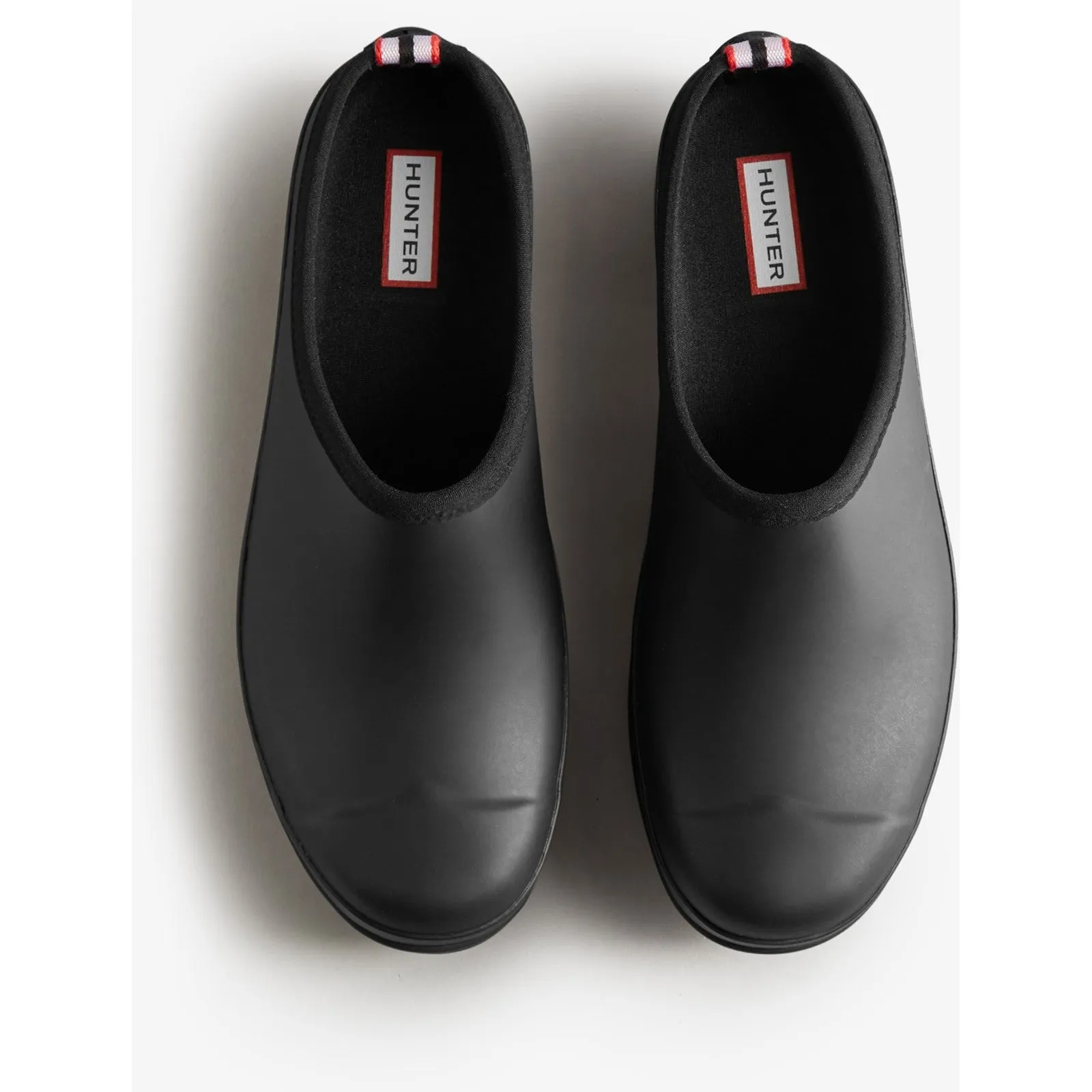 Hunter Play Clog Garden Mens Shoes Black