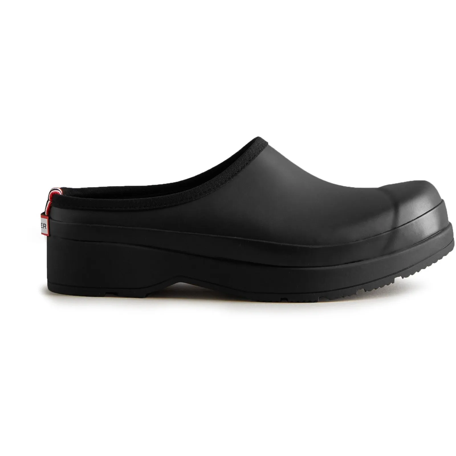 Hunter Play Clog Garden Mens Shoes Black