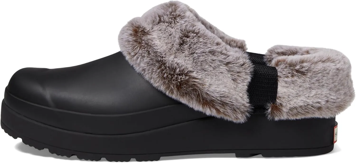 Hunter Play Faux Fur Clog