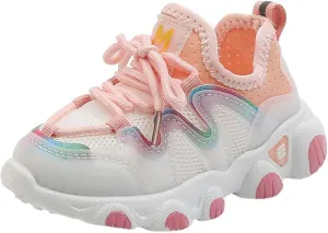 Infant Girl Tennis Shoes Shoes Girls Breathable Baby Soft Mesh Lace Up Toddler Kids Infant Baby Shoes Infant Clothes Girls 6-12 Months