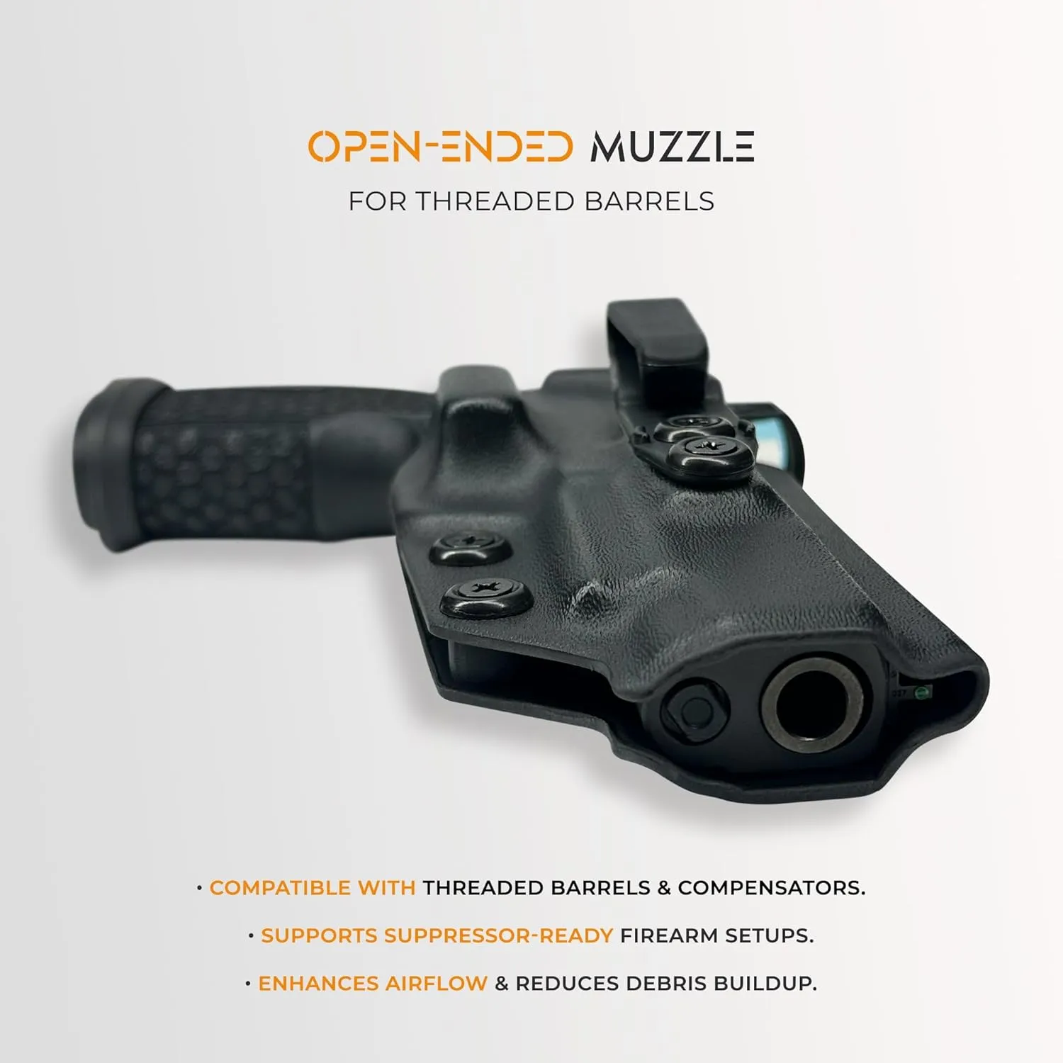 IWB Claw Tuckable Holster Fits Wilson Combat SFX9 4'' Inside The Waistband Kydex Gun Holster American Made Durable Lightweight Concealed Carry Gear