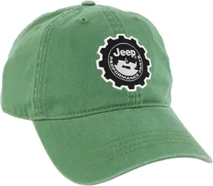 Jeep Hat Performance Parts Gear Logo Heavy Twill Baseball Cap
