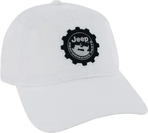 Jeep Hat Performance Parts Gear Logo Heavy Twill Baseball Cap