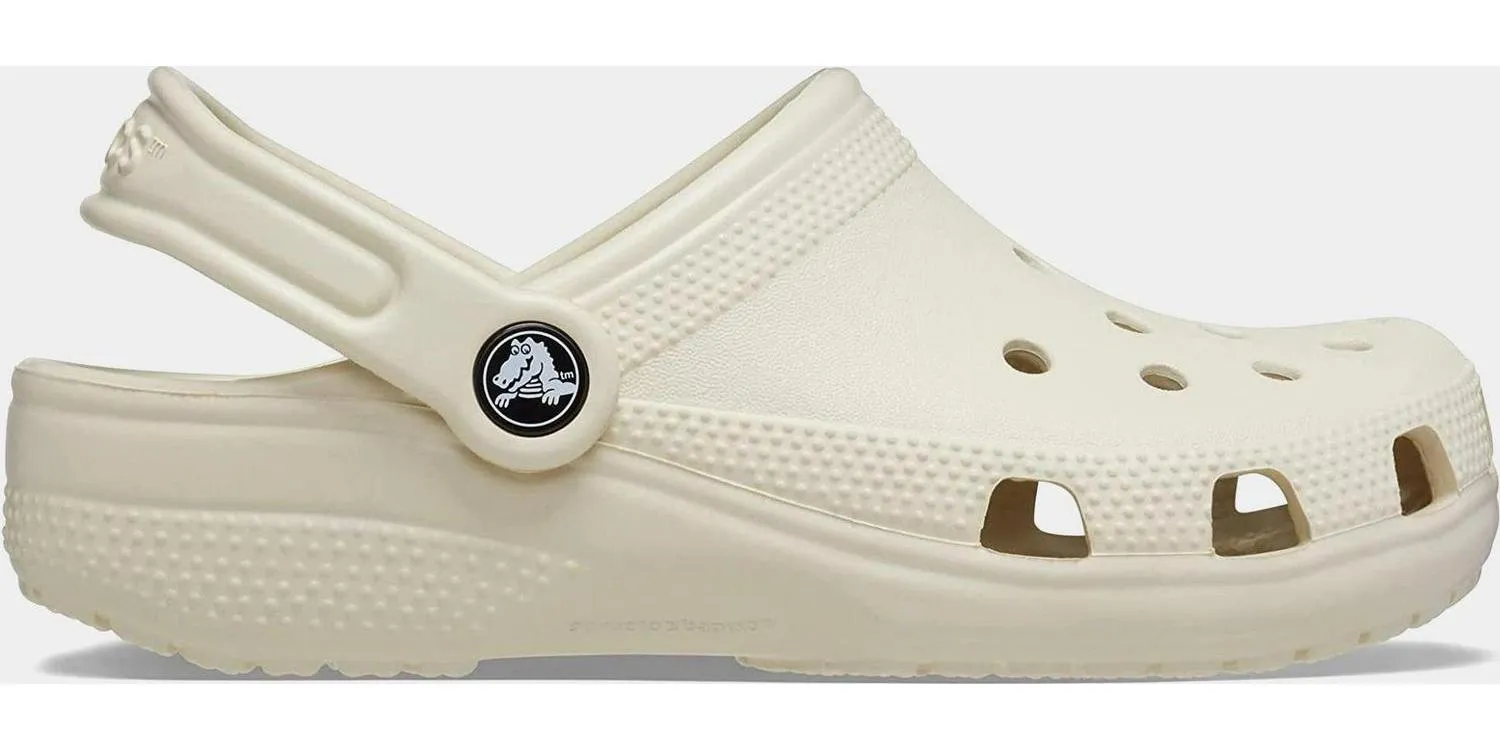 Kids CROCS Classic Clog Preschool GS Beige White 206991-2Y2 Slide Sandal Slipper
