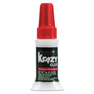 Krazy Glue® All Purpose Brush-On Krazy Glue, 0.17 Oz, Dries Clear