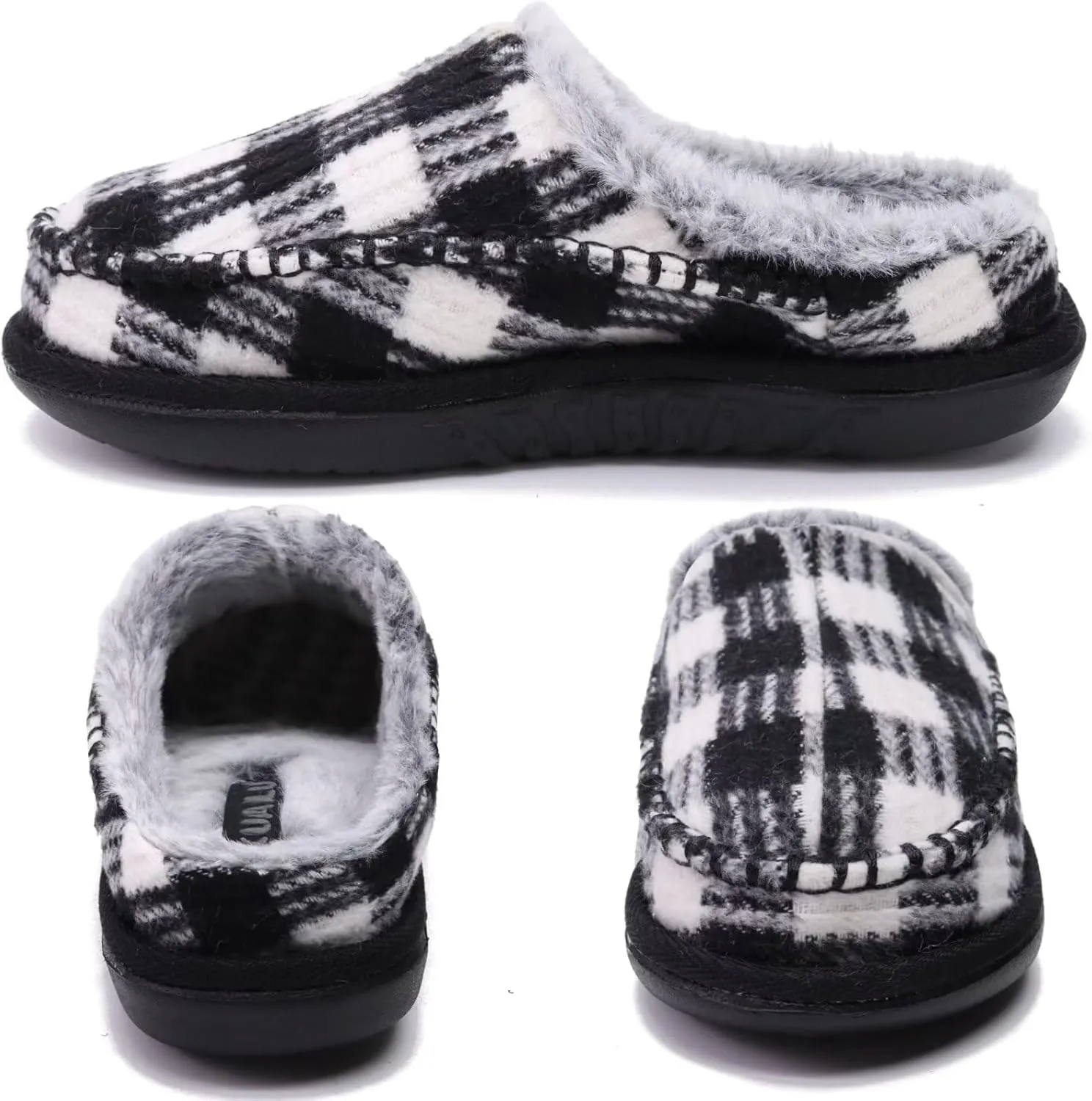 KuaiLu Womens Clog Slippers with Comfy Memory Foam