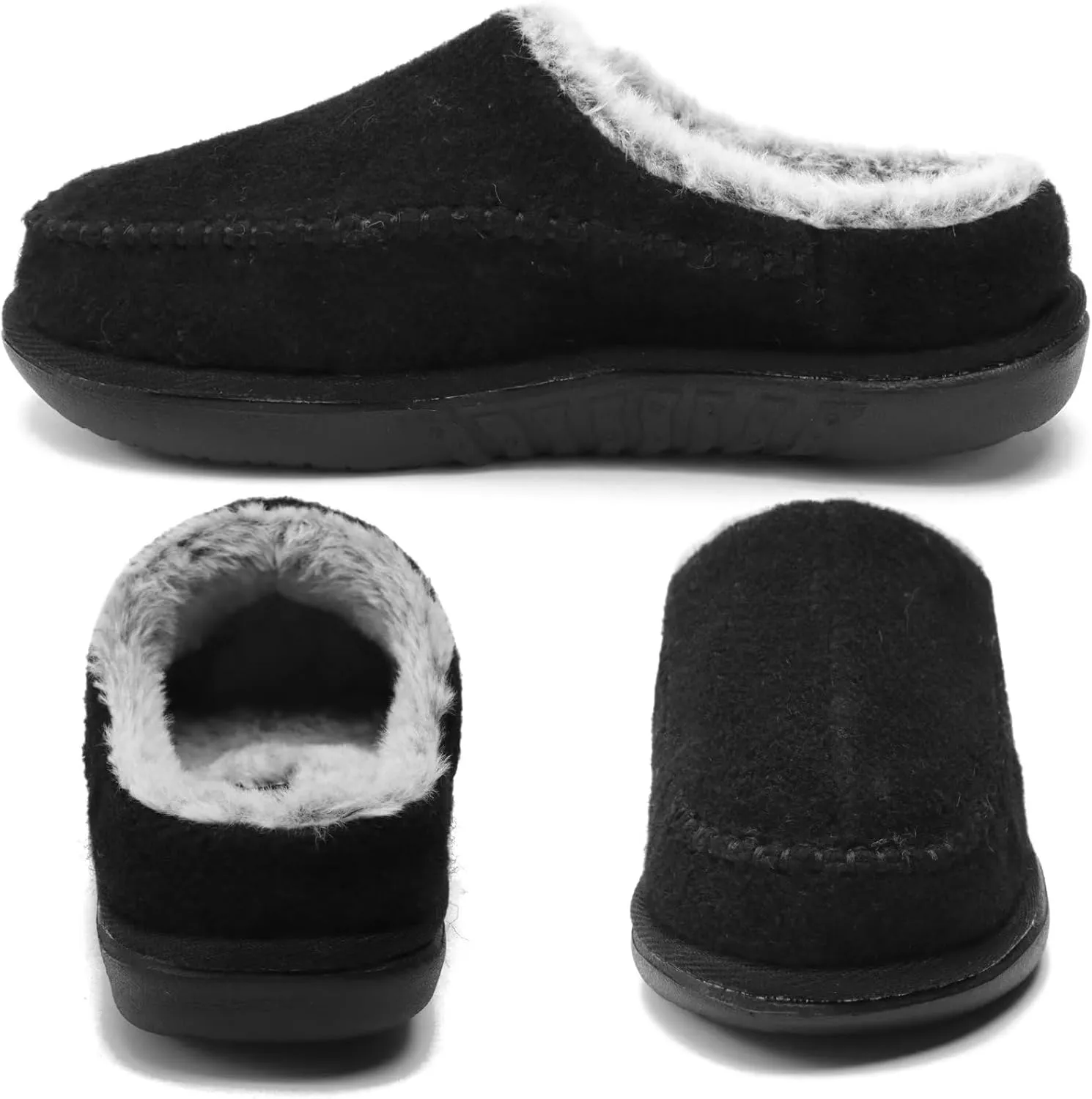 KuaiLu Womens Clog Slippers with Comfy Memory Foam