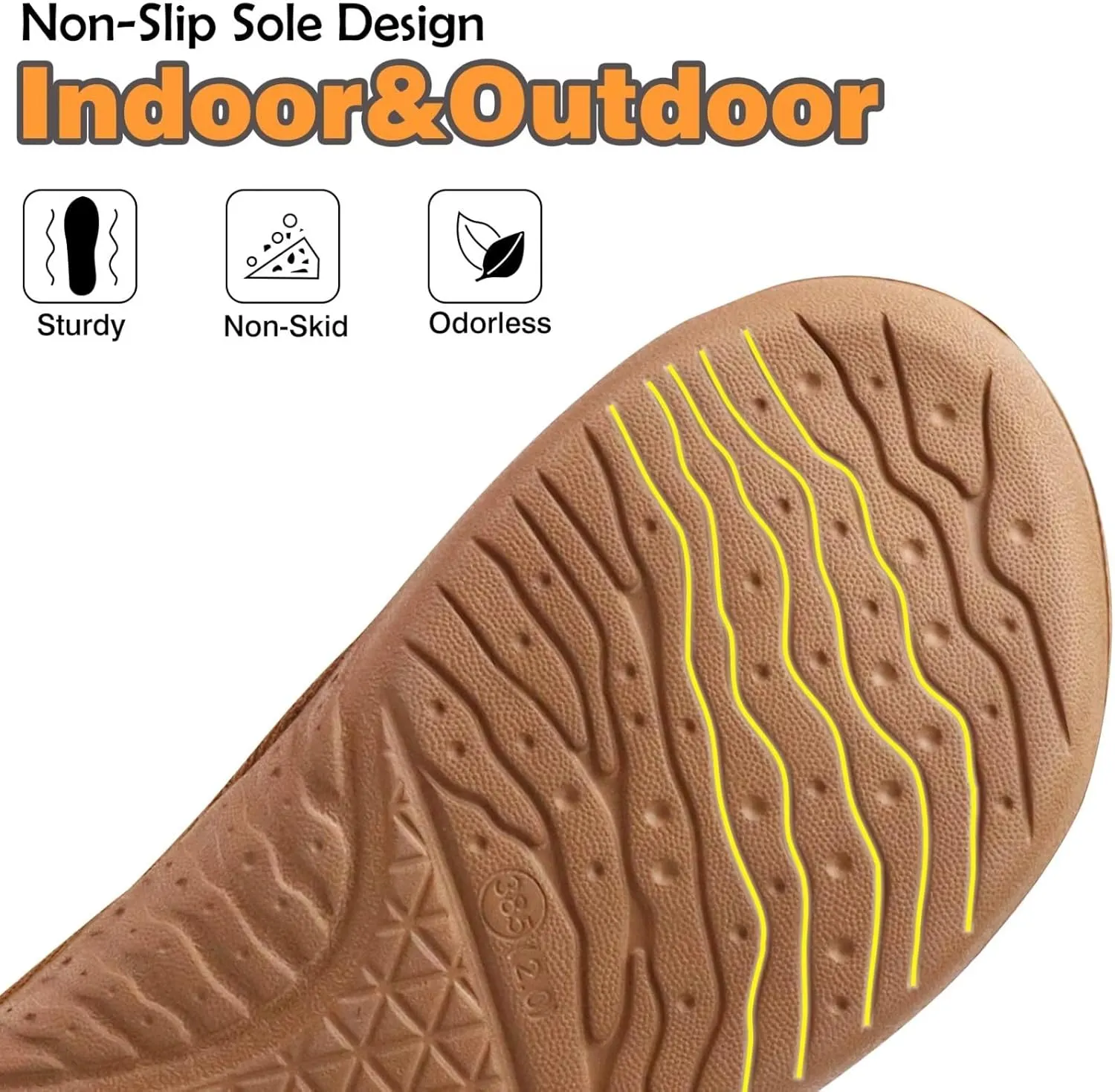 KuaiLu Womens Clog Slippers with Comfy Memory Foam