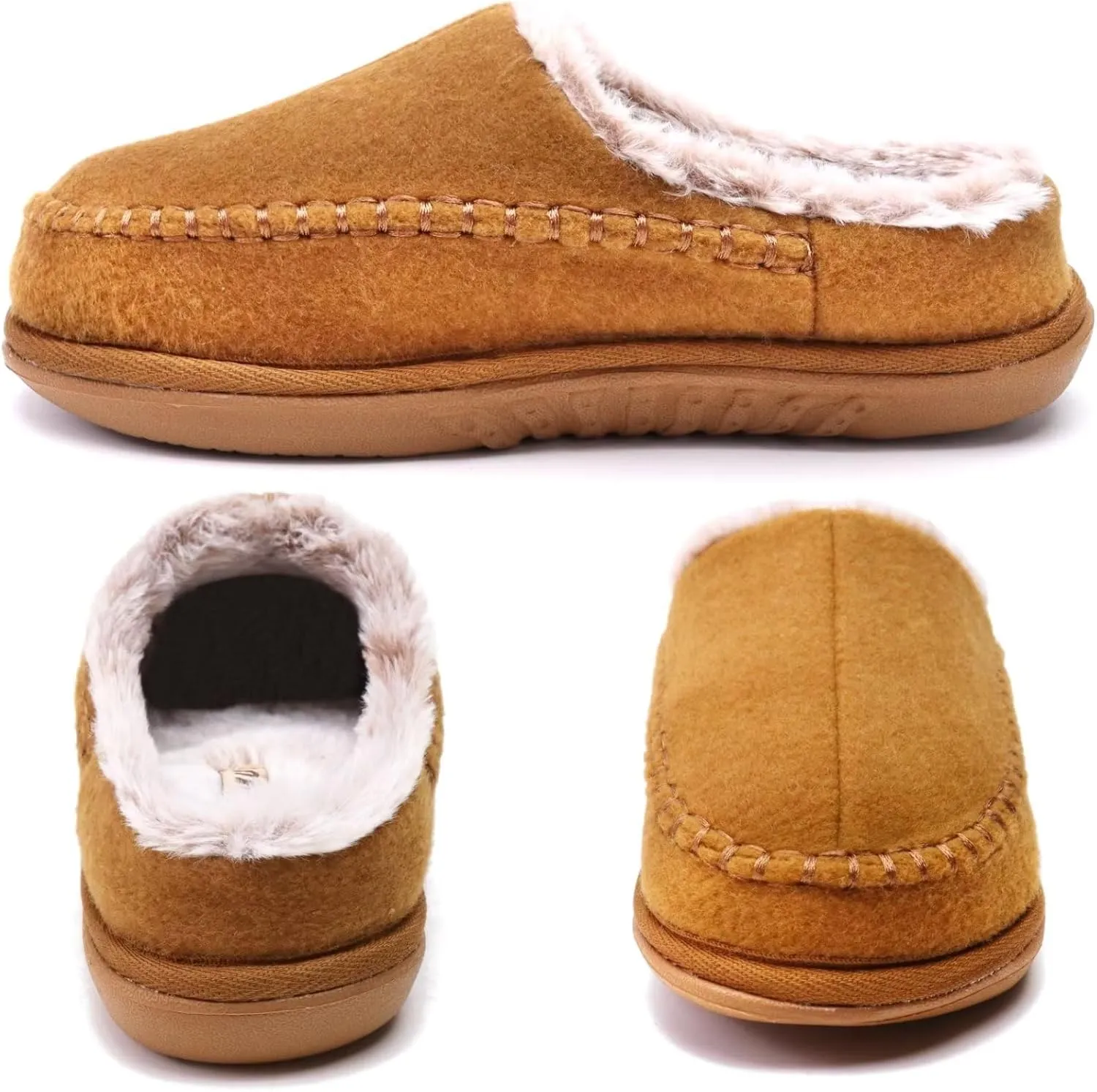 KuaiLu Womens Clog Slippers with Comfy Memory Foam