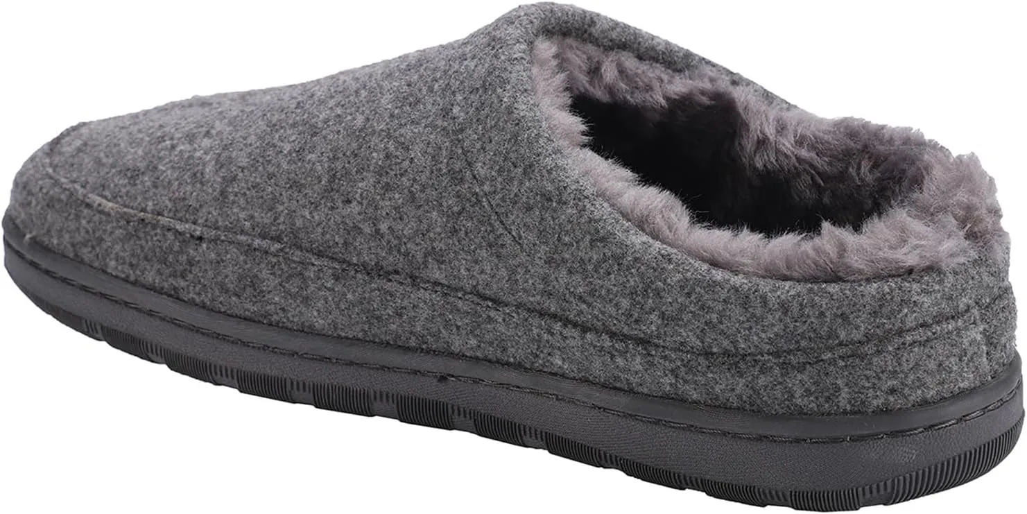 Lamo Mens Julian Clog Ii Wool Casual Slippers Casual - Grey