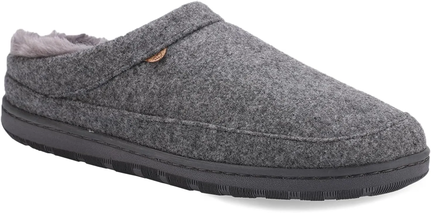 Lamo Mens Julian Clog Ii Wool Casual Slippers Casual - Grey