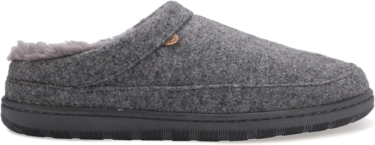 Lamo Mens Julian Clog Ii Wool Casual Slippers Casual - Grey