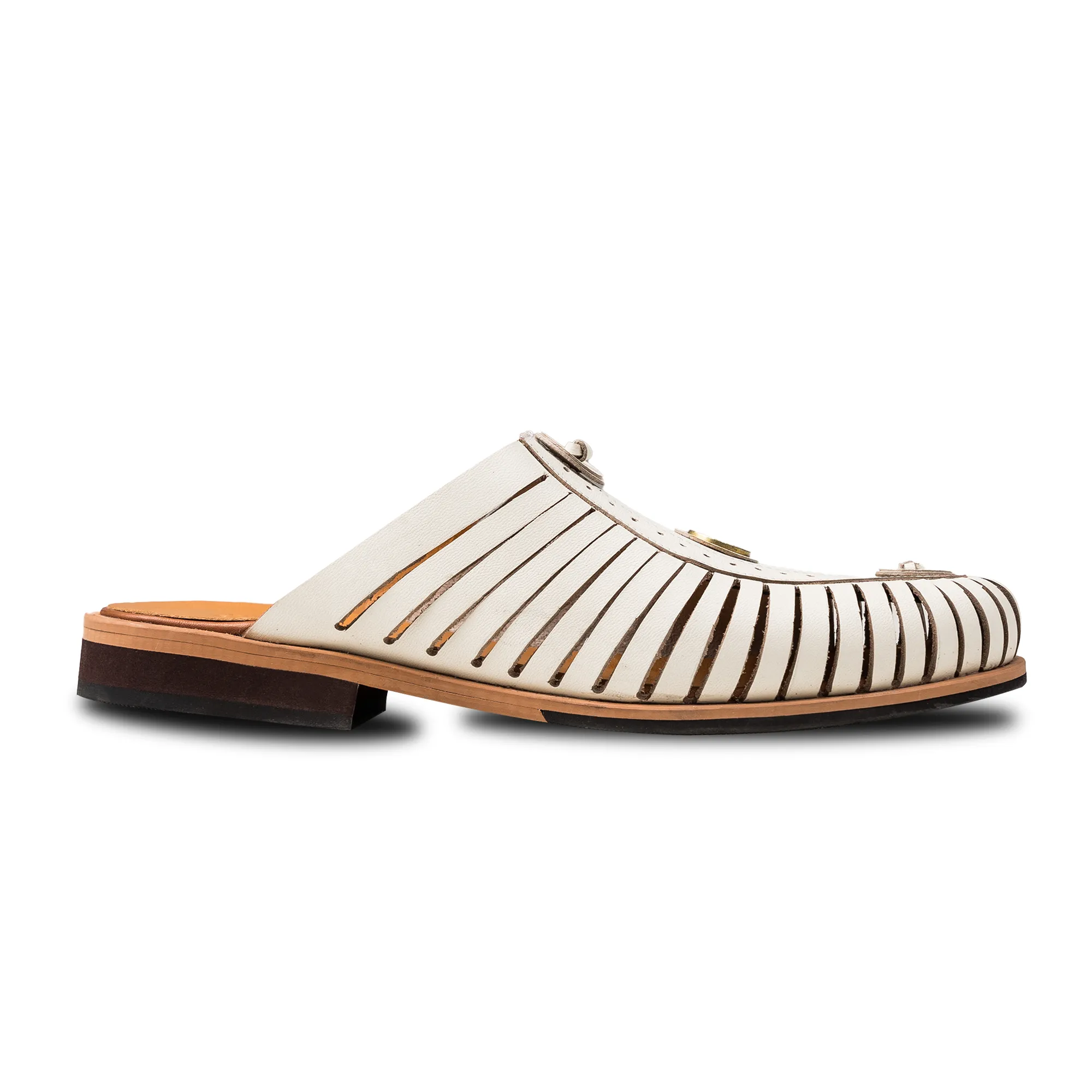 Leon Mules Broken White