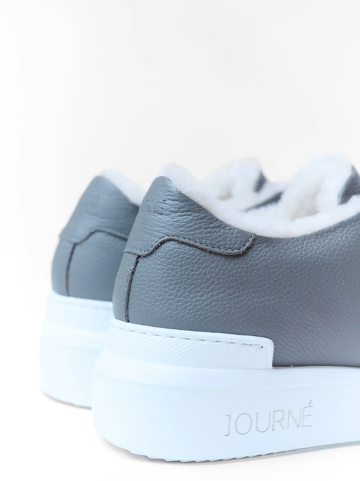 Lexi Slip-In Lambskin Grey