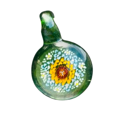 Livin_Glass - Flower Implosion Pendant