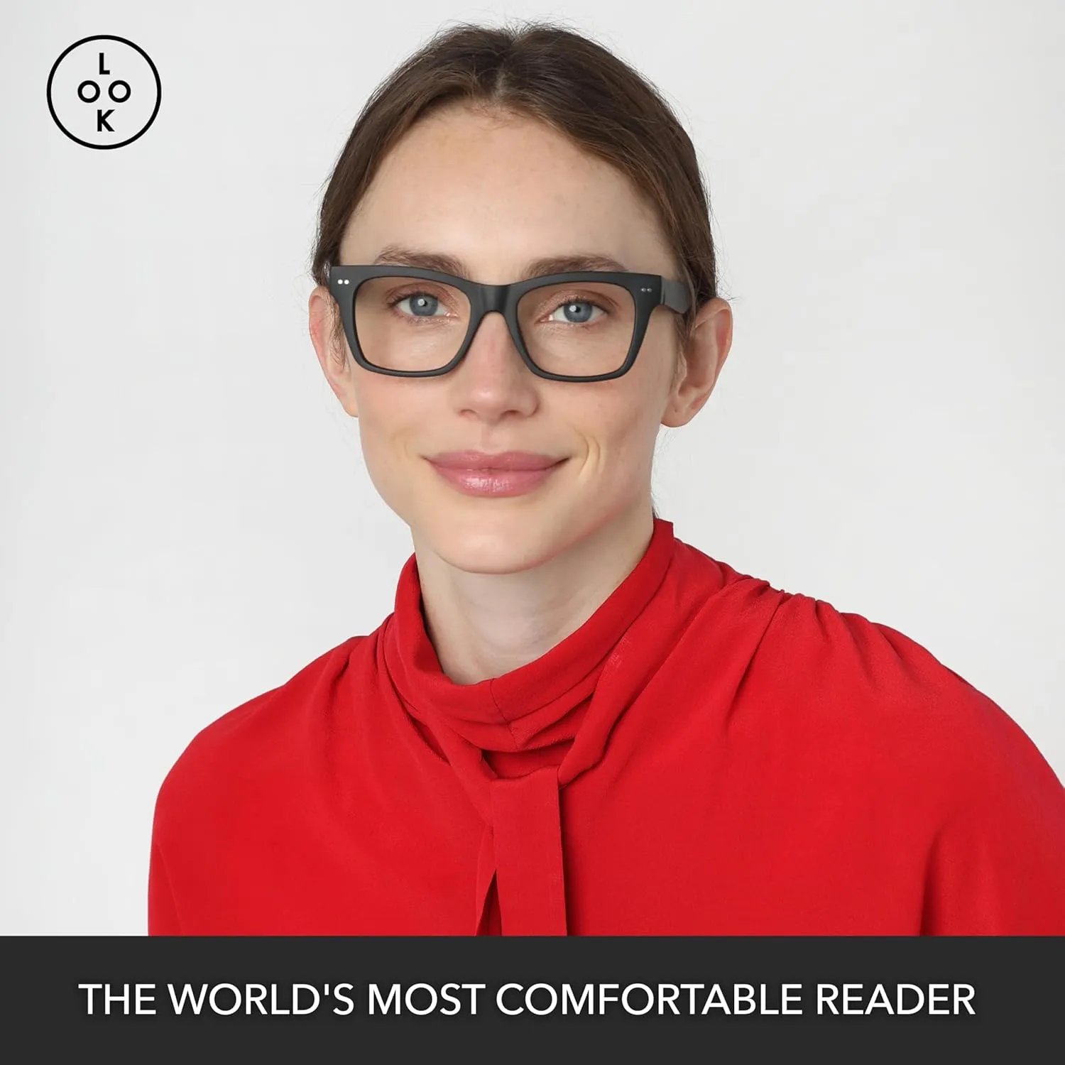 LOOK OPTIC Cosmo Reader-Lightweight Full Magnification Reading Glasses with Scratch-Resistant Anti-Reflective Lenses
