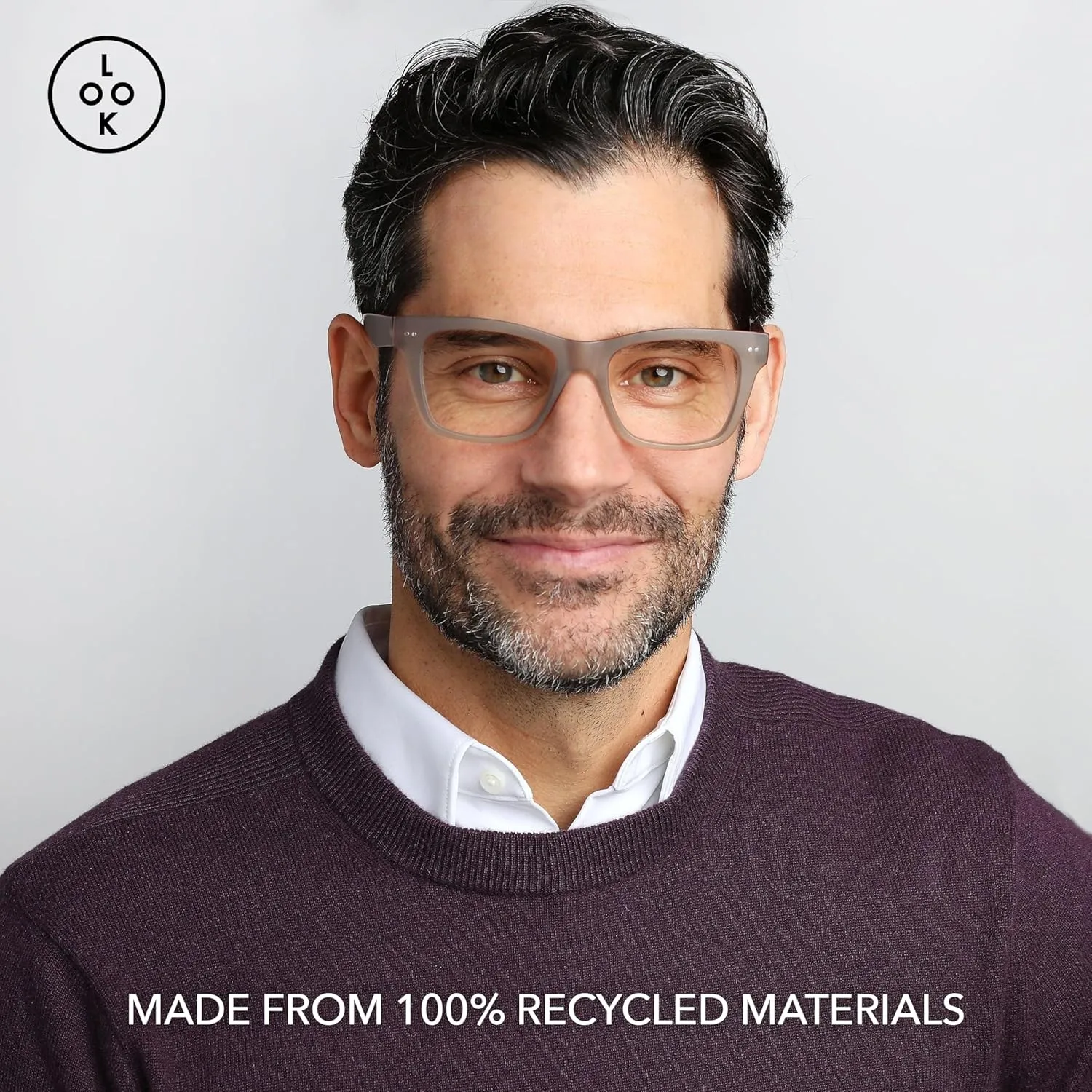 LOOK OPTIC Cosmo Reader-Lightweight Full Magnification Reading Glasses with Scratch-Resistant Anti-Reflective Lenses