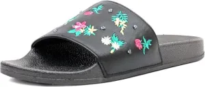 Luckers Women Tropical EVA Floral Slide Sandals