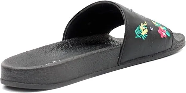 Luckers Women Tropical EVA Floral Slide Sandals