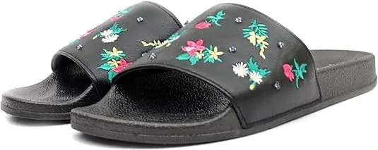 Luckers Women Tropical EVA Floral Slide Sandals