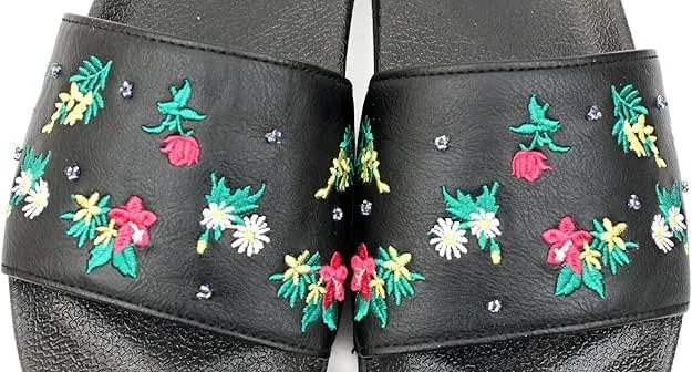 Luckers Women Tropical EVA Floral Slide Sandals