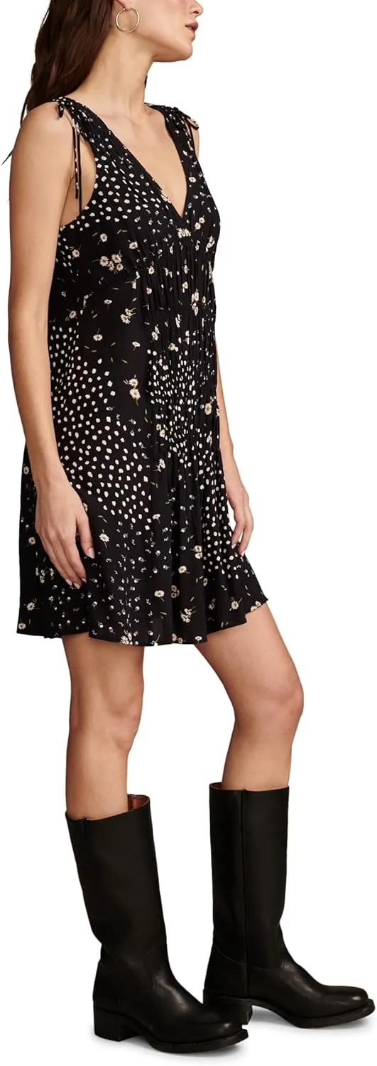 Lucky Brand Women's Smocked V Dress