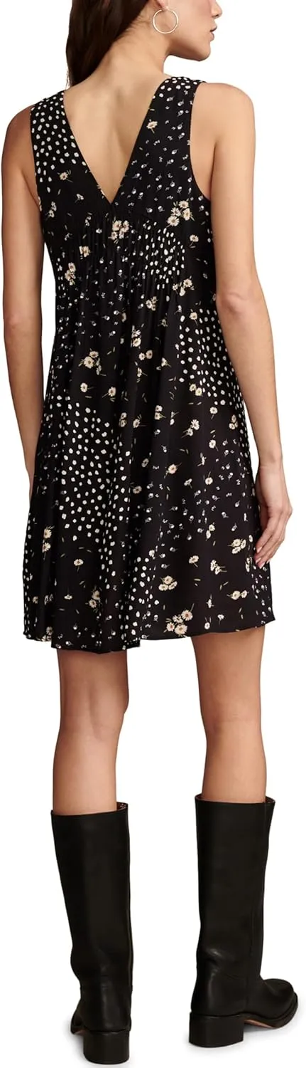 Lucky Brand Women's Smocked V Dress
