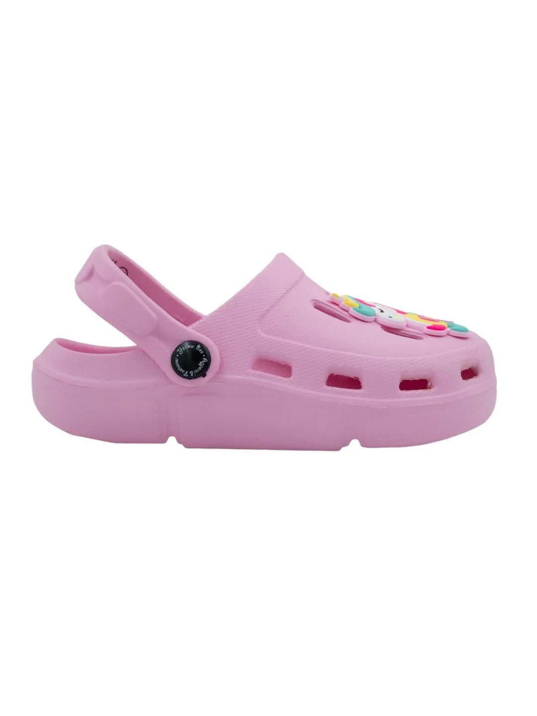 Magical & Dreamy Unicorn Charm Clogs for Girls- Pink