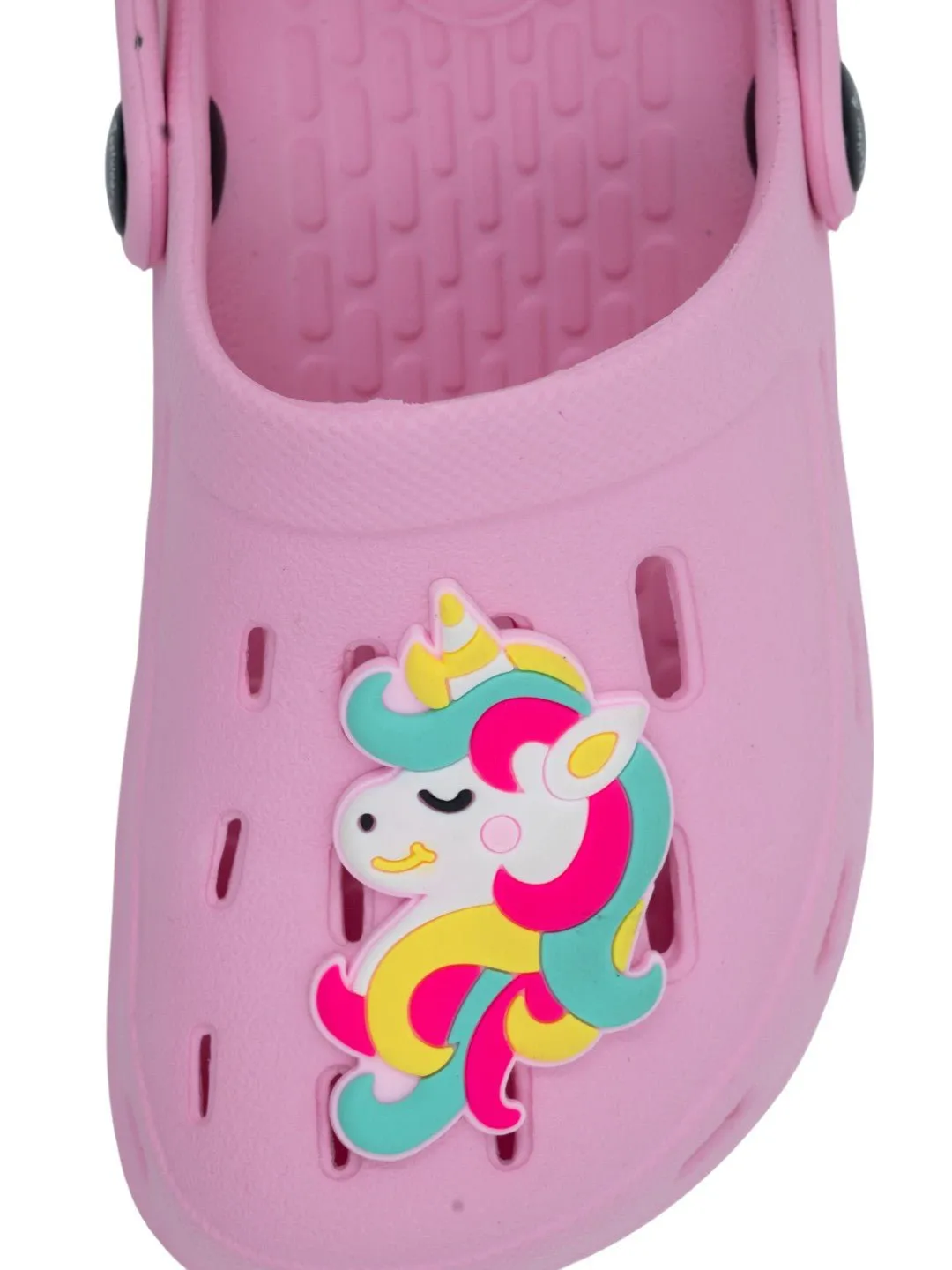 Magical & Dreamy Unicorn Charm Clogs for Girls- Pink