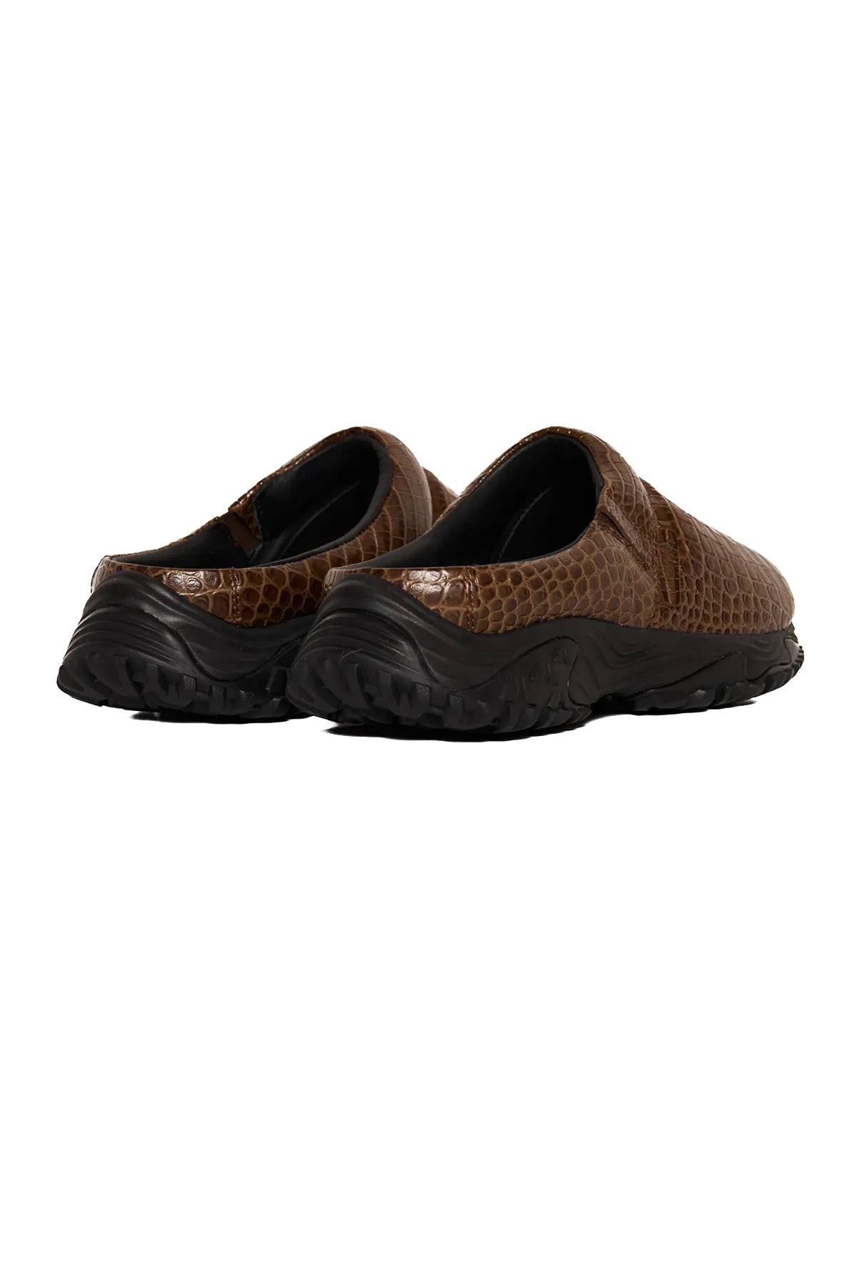 Martine Rose x Clarks Leather Clog Brown