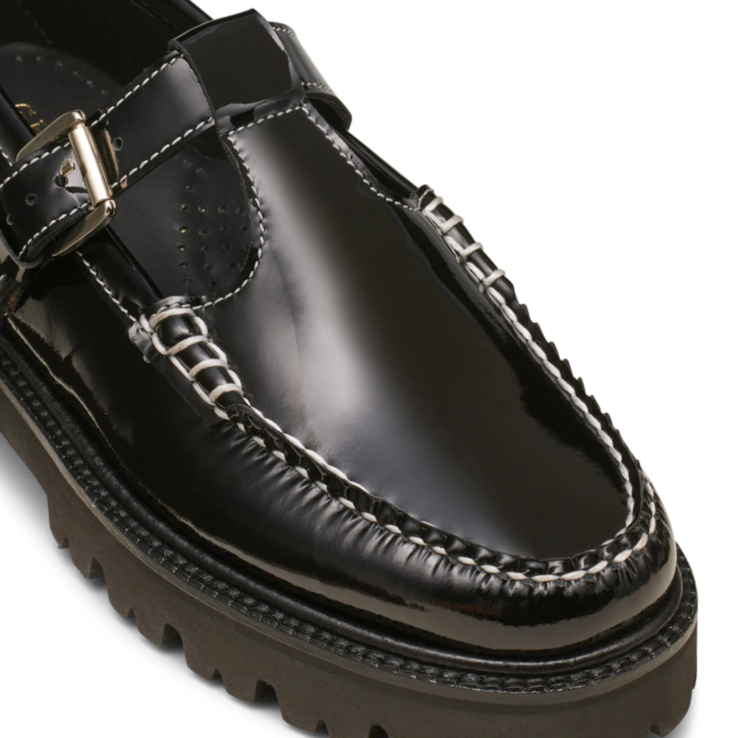 Mary Jane Super Lug Weejuns Loafer in Black