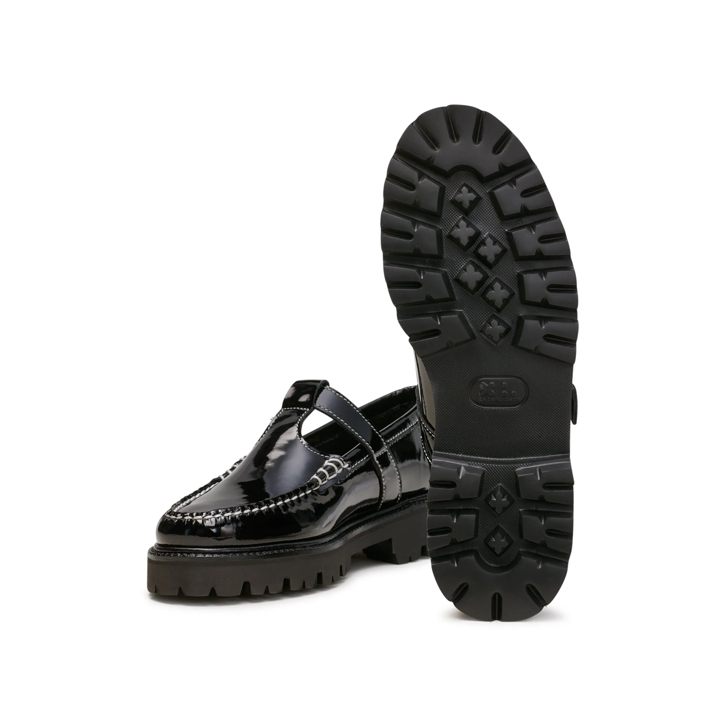 Mary Jane Super Lug Weejuns Loafer in Black