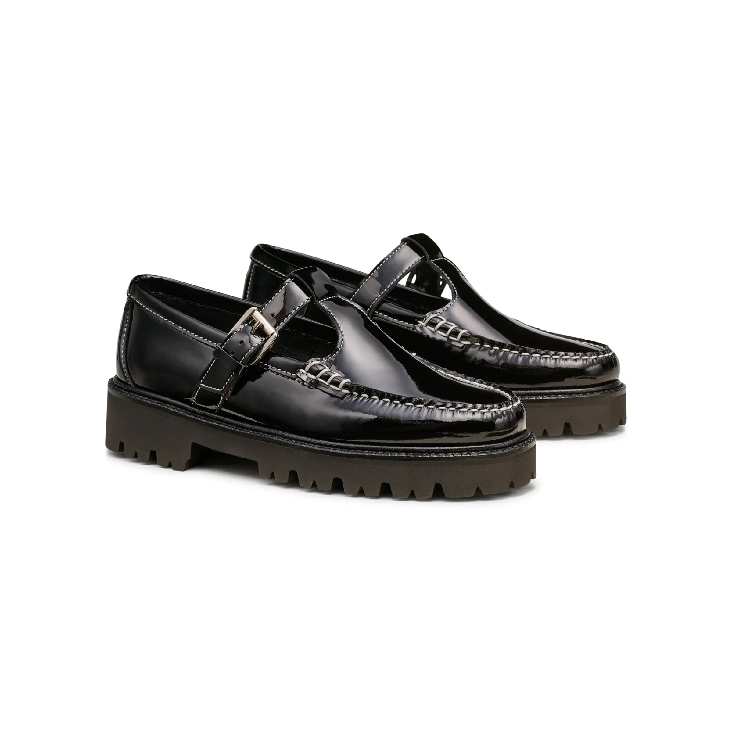 Mary Jane Super Lug Weejuns Loafer in Black